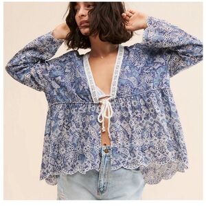 Free People Anissa Bed Jacket